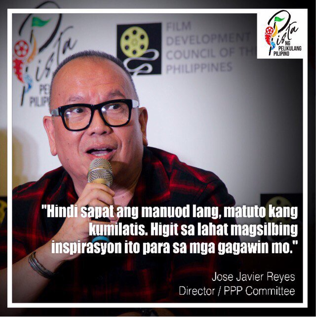 FDCP_PPP's tweet photo. @DirekJoey during the #PistaNgPelikulangPilipino Press Launch! 📹🎬📽 #PPP2017 #PPPLaunch #ParaSaPilipinoGawaNgPilipino #FDCP @FDCPH https://t.co/xLZ0dTpf9d