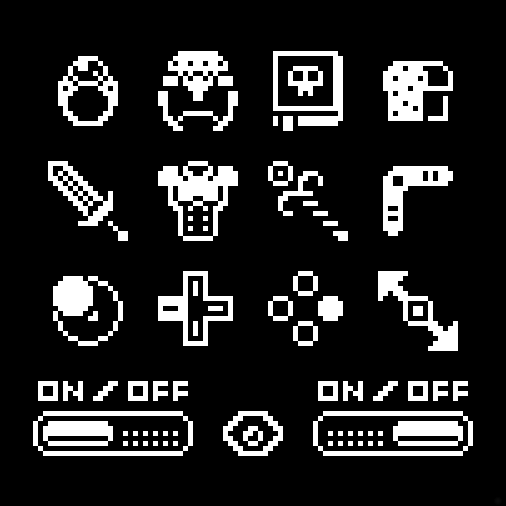 Davit Masia Pixelart On Twitter I Create A Template To Showcase The 1bit Sprites In A Better Way What You Think Pixelart 1bit Gameassets Pixels Rpg Https T Co Jx28yp8f9o,Aesthetic Anime Exercise Gif