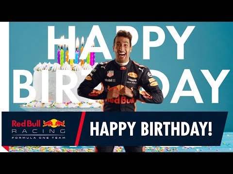 HAPPY BIRTHDAY DANIEL RICCIARDO! -  -  