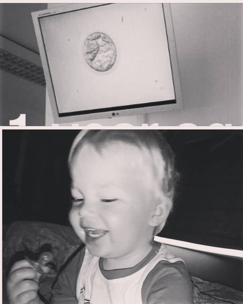 Annzzz's tweet image. Always a day to be grateful - 3 years ago little man was 8 cells big 😀 miracles do happen #grateful #ivfmiracles #… ift.tt/2tv1Cc1