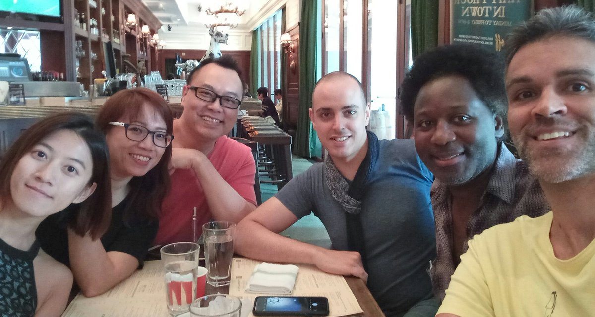 SNLsalsaHK's tweet photo. Lunch gathering marking 20 years of salsa in Hong Kong. #hksalsa https://t.co/cLB4p88tzd
