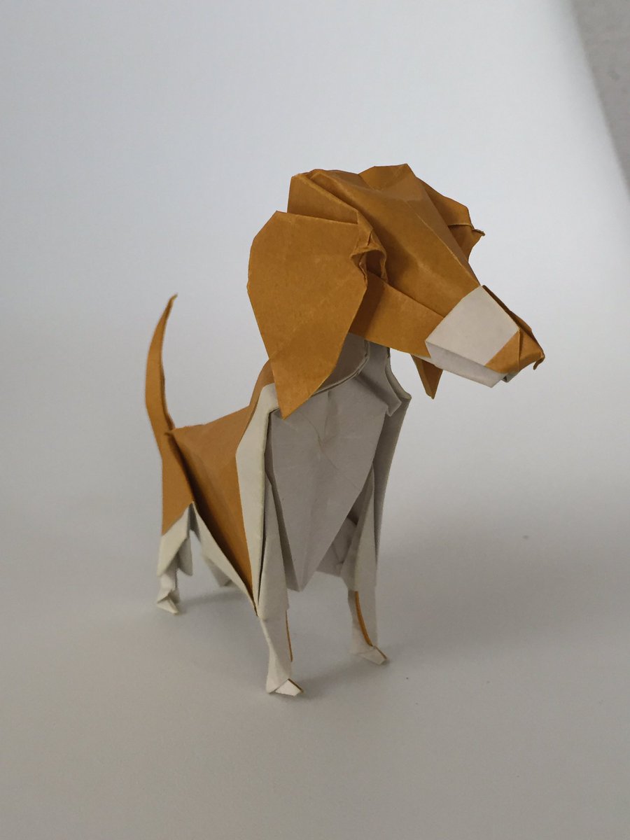 折り紙 動物 立体 犬 Hoken Nays.