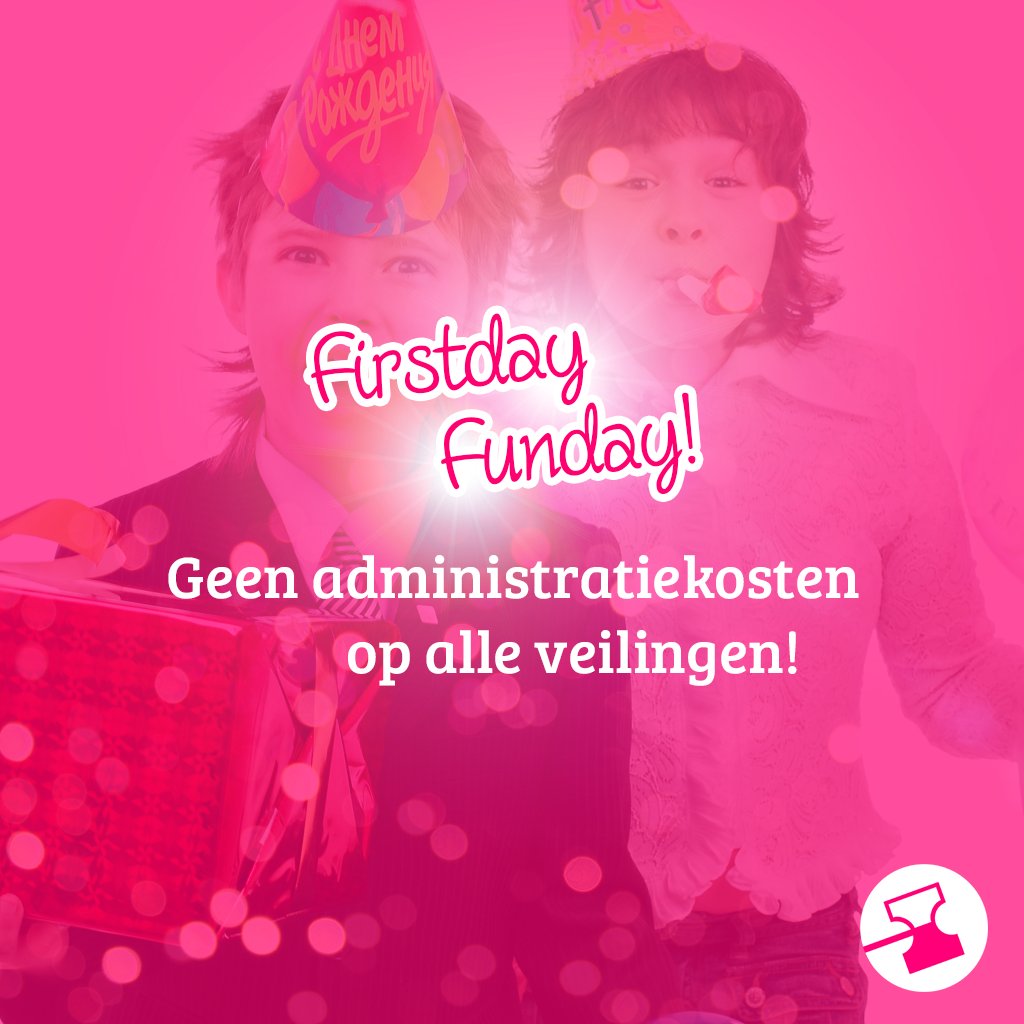 Firstday Funday! Vandaag geen administratiekosten op alle veilingen! Bied mee: goo.gl/t4cCWU #dagjeweg #ticketveiling #korting