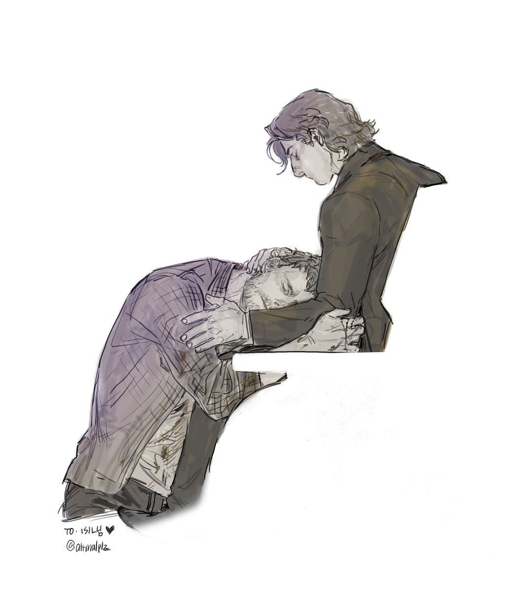 얘네 너무 오랜만이라서 한참 헤맸다 이실님께 드립니당  ㅠㅠ 리퀘받은거랑 좀 멀어져버렸지만.... 늦어서 미안! <a href="/isilmoon/">이실🧶🪥</a>