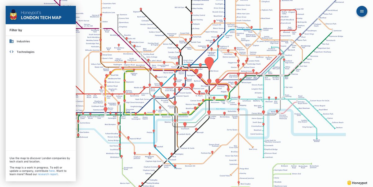 CultRepo's tweet image. Have you seen the London Tech Map? This is the first interactive addition to our series
#london #developer #techmap

buff.ly/2teCxS6
