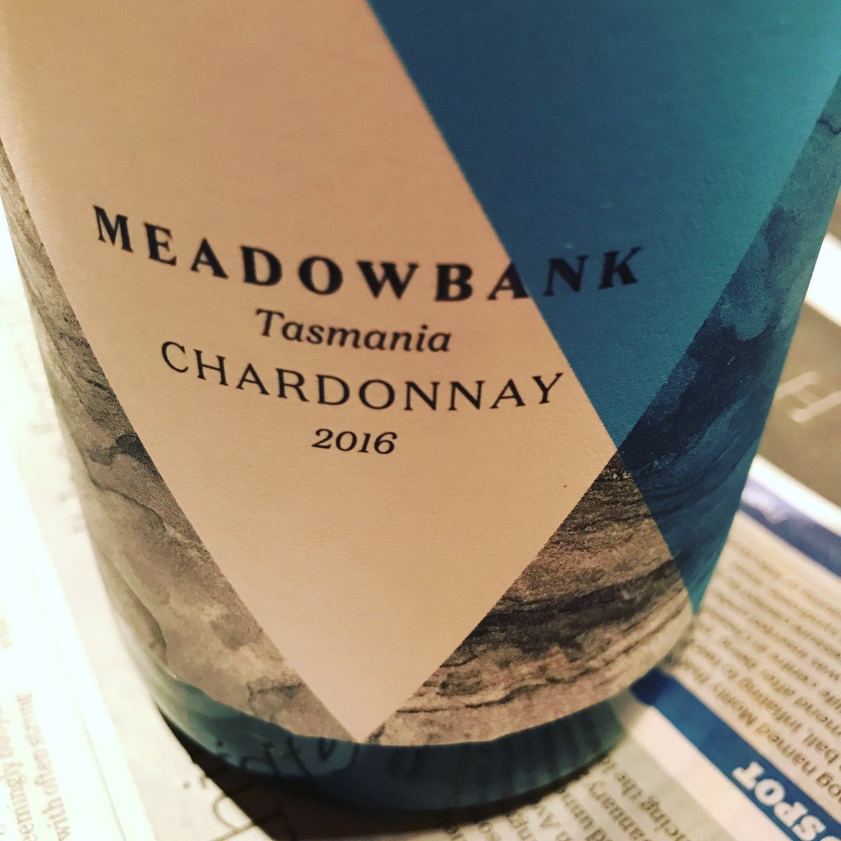 Outstanding #chardonnay from #MeadowbankWines and <a href="/PJDredge/">Dredgey</a> #Tasmania $50 but pure and intense. #wine #Australia