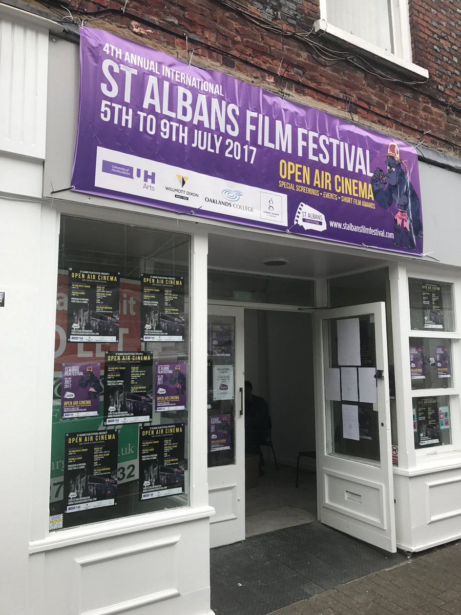If anyone wants any tickets for the Outdoor Cinema, the shop in the centre of St Albans is the best place to get them today.