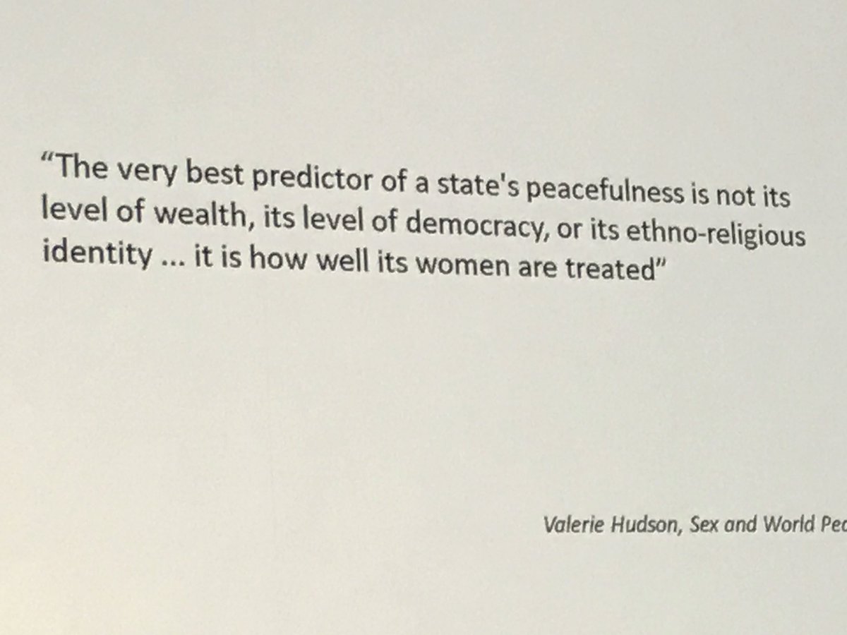 The health of a nation is based on how they treat their women #dassmacc by #trainthetrainer