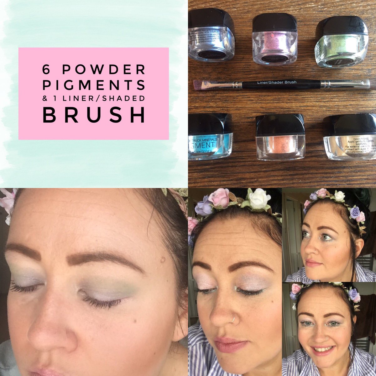 MamasMakeUpBox's tweet image. 6 pigments and a free liner/shader brush! £27 saving! Get in touch for details! 💜🦄🌈 #Younique #kudos