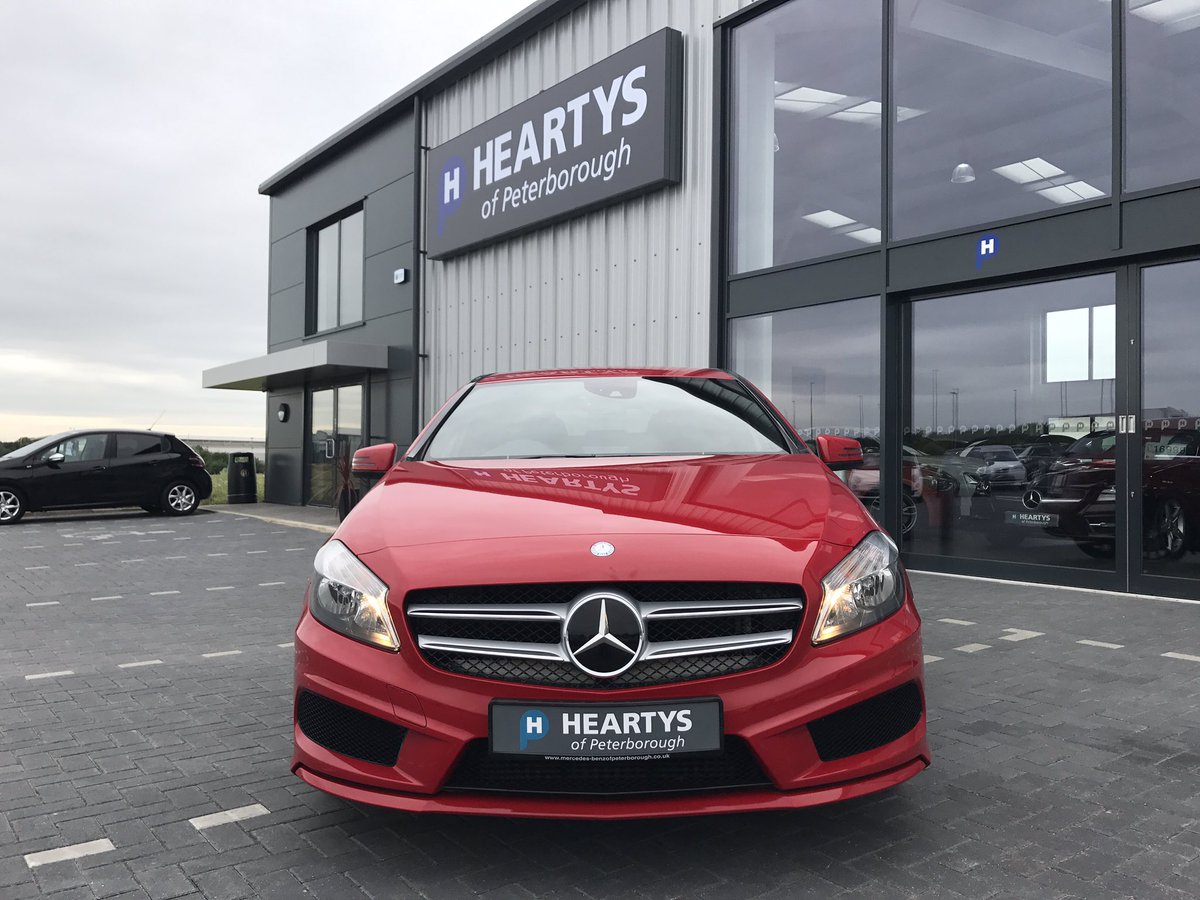HeartysP's tweet image. New Arrival - Mercedes A200 CDi AMG Sport Finished In Jupiter Red, 2013/63 Reg £15,475! 01733 560605 #Heartys #Peterborough