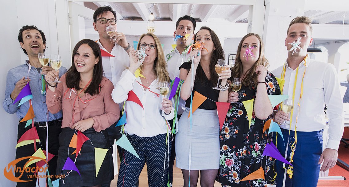 Hoera! Winfactor bestaat vandaag 7 jaar! #feest #jarig #winfactor