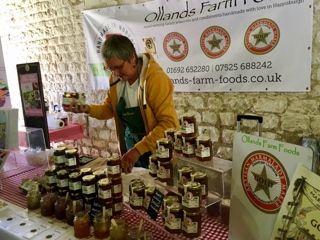 More #ProudlyNorfolk on show with <a href="/ollandsfarmfood/">Ollands Farm Foods</a> today <a href="/creakeabbey/">Creake Abbey</a>. Award winning  Marmalade.