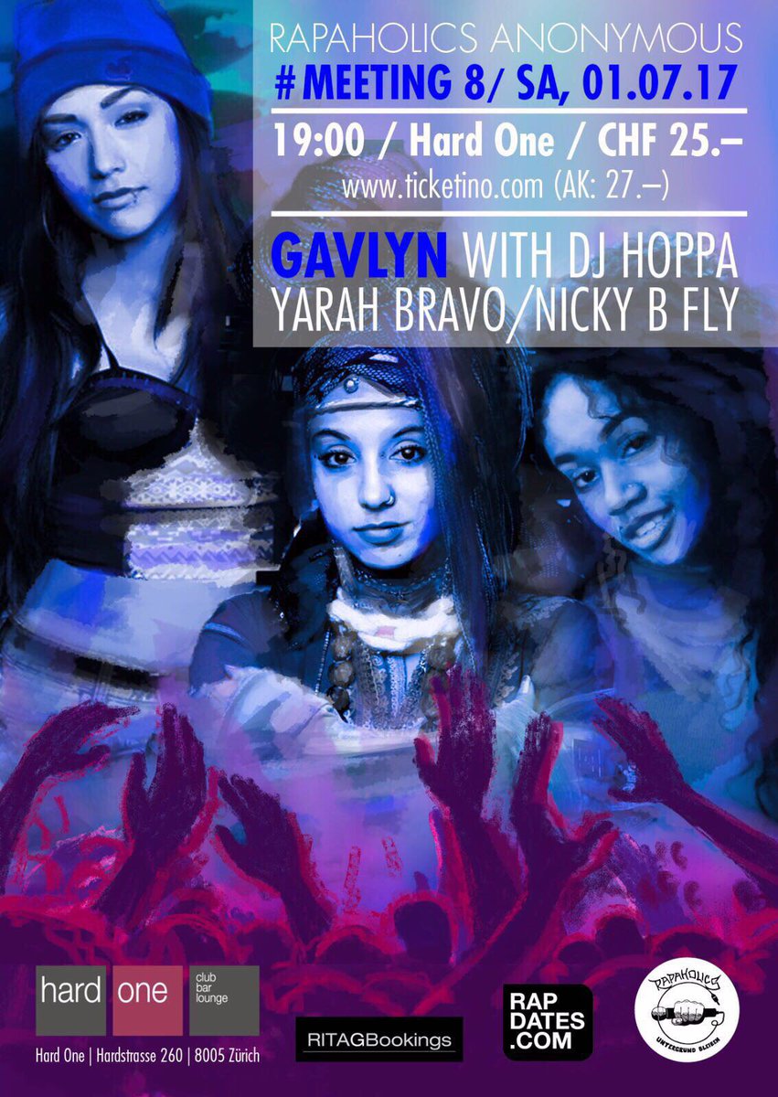 BrokenComplex's tweet photo. 2NITE the #BrokenComplexEuroTour hits #Zurich #Switzerland 🇨🇭 catch GAVLYN & DJ HOPPA, with Yarah Bravo and Nicky B Fly #BrokenComplex https://t.co/gqp0YVP33O