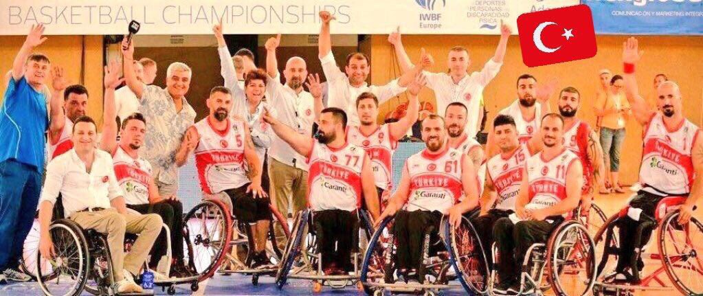 Avrupa Tekerlekli Sandalye Basketbol Şampiyonası'nı namağlup kazanan Milli takımımızı  kutluyorum. 

Tebrikler #12CesurYürek