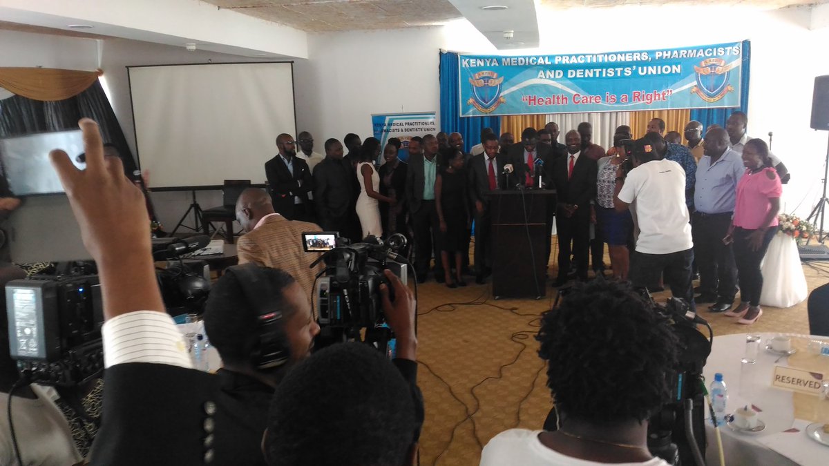 irunguhoughton's tweet photo. The @kmpdu press conference message is one of renewed commitment, partnership + health quality transformation #CBASigned #KMPDUconference https://t.co/ufgh210r62