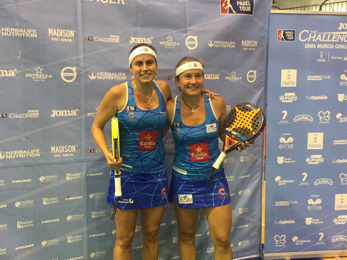 Carolina Navarro y Ceci Reiter, dispuestas a pelear a por el título del Joma Murcia Challenger