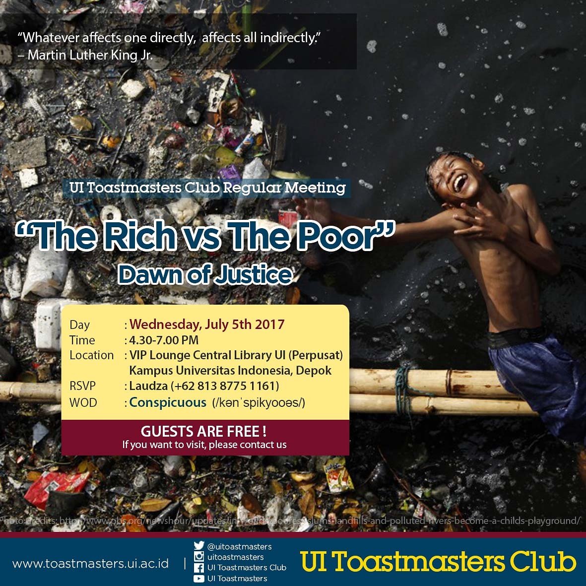 This July,  we're having amazing reguler meeting with interesting themes. Don't miss this chance