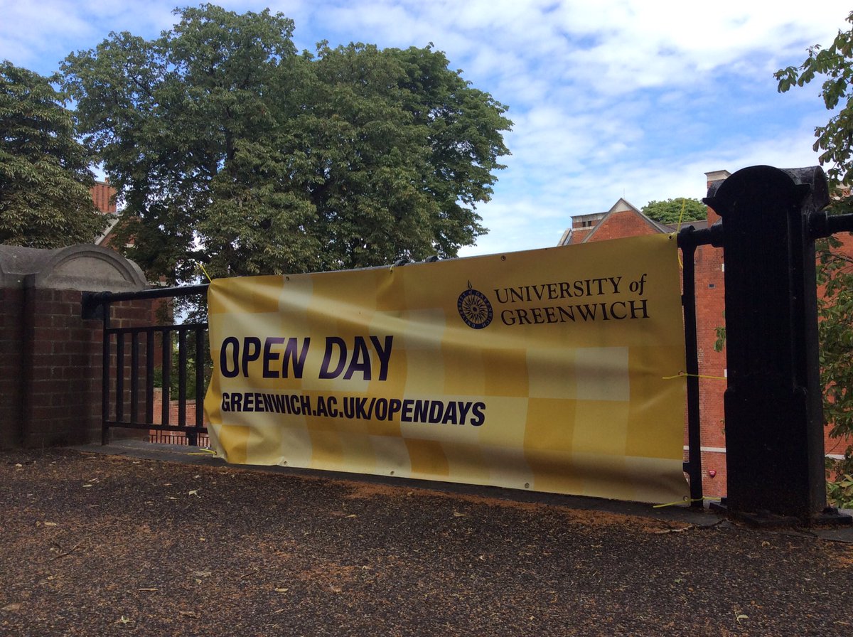 <a href="/UniofGreenwich/">Uni of Greenwich</a> it's open day, not too late to come down. #helloGreenwich