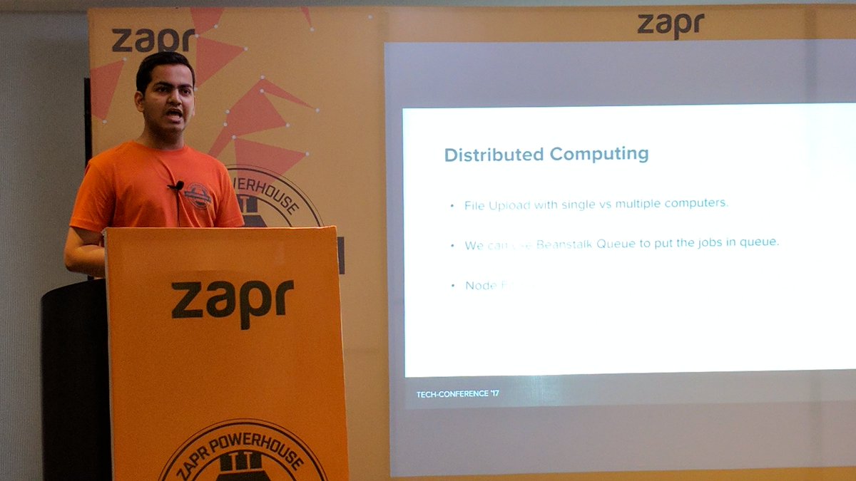 Zapr Media Labs (@zapr_india) on Twitter photo Rishab (SE, Zapr) talks about why we migrated #data processing from @twitterhadoop to <a href="/ApacheSpark/">Apache Spark</a>. #ZaprTechConf17 #BigData #India Rishab (SE, Zapr) talks about why we migrated #data processing from @twitterhadoop to <a href="/ApacheSpark/">Apache Spark</a>. #ZaprTechConf17 #BigData #India