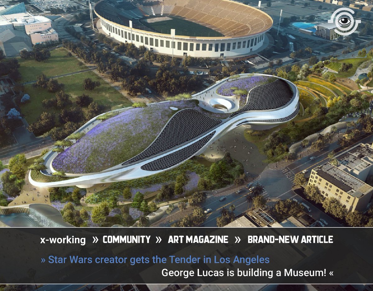 XW_digitalart's tweet photo. ✦ #GeorgeLucas  is building a #Museum
► https://t.co/5z4bvZPmUo
@GeorgeLucasILM
@ILMVFX
@madarchitects_
#art #digitalart #StarWars #xworking https://t.co/822MOvXBcj