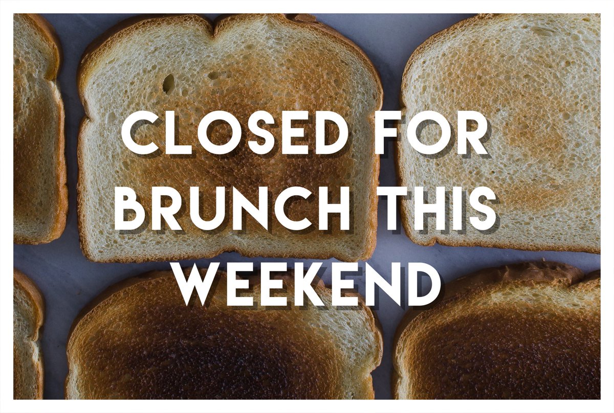 Hey friends! Just a heads up that we have holiday hours this weekend. We're open at 3pm for dinner today, tomorrow, and closed Tuesday.