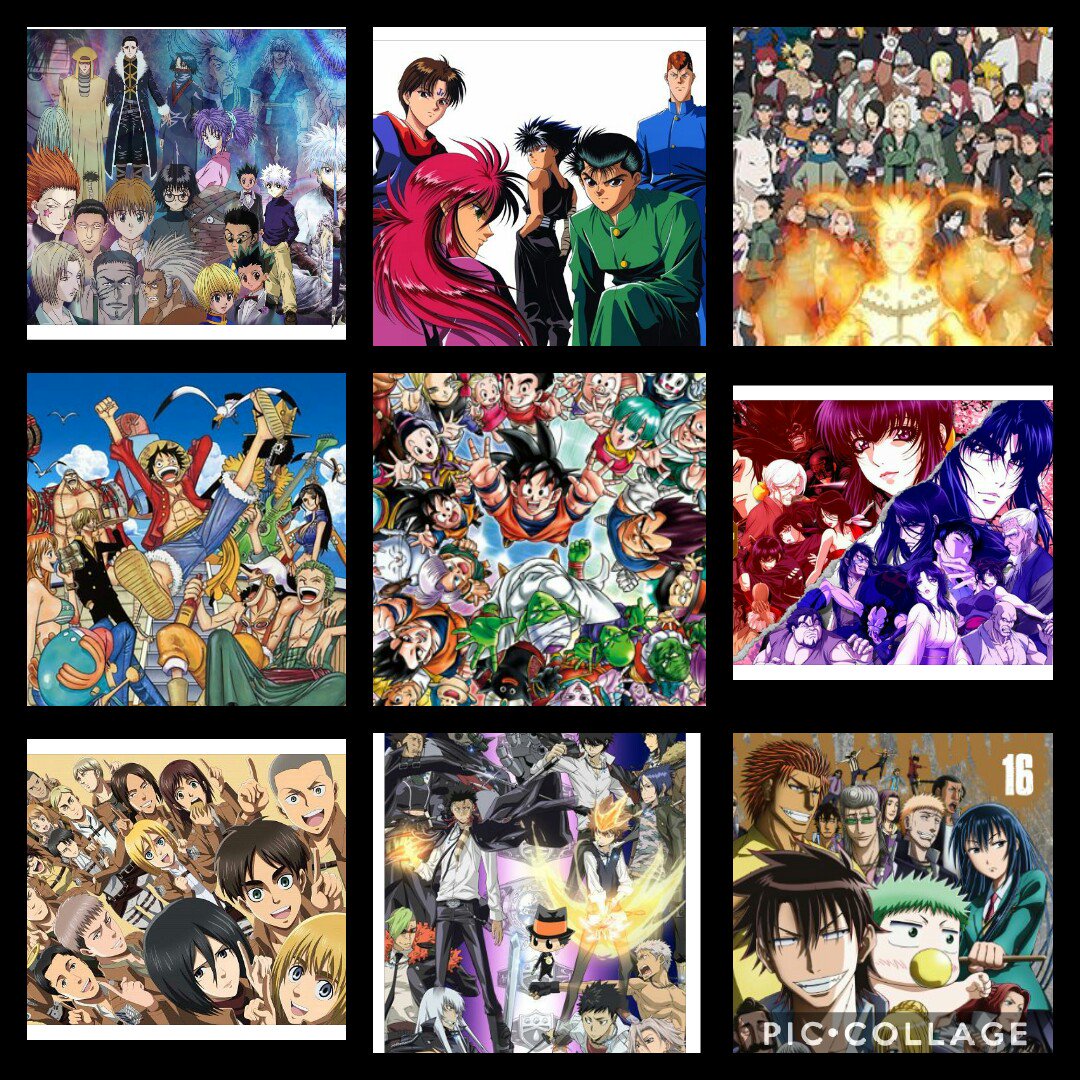 Naruto垢 Twitter પર 他に何が好きだっけー ハンター 幽遊白書 Naruto ワンピース ドラゴンボール バジリスク 進撃 かてきょー べるぜバブ みんなは 他になにすきー