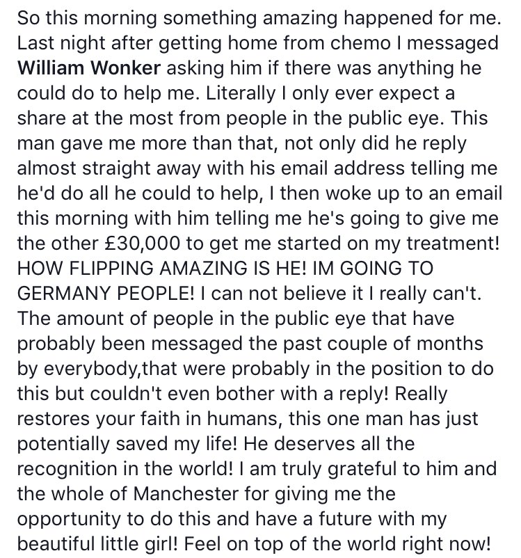 RFCancerFight's tweet image. #rhiannascancerfight #Update #BestNews #Deserved @OfficialPLT #ThankYou