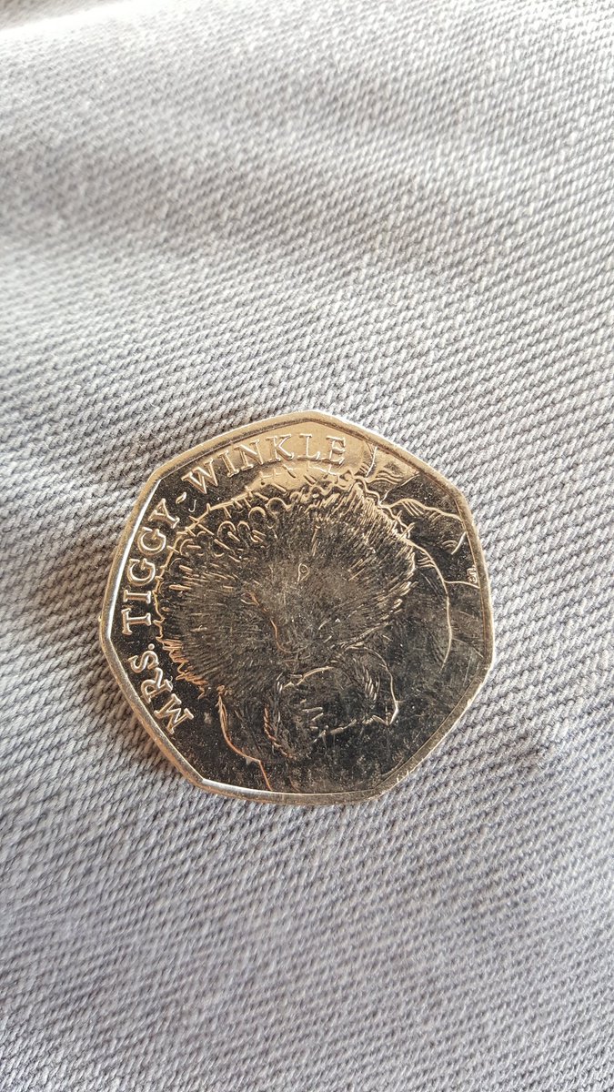 Jonathan_Bjorkm's tweet photo. When you suddenly find a rare coin #mrstiggywinkle #coiningitin @alexcass91 the coin expert https://t.co/ZUK6KEnNSG