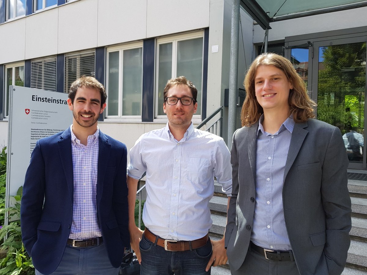 The <a href="/Retin_AI/">Retinai</a> team celebrating their acceptance for #cticoaching phase 3 in #Bern! One step closer to the #CTILabel! #ophthalmology #Ai #ml