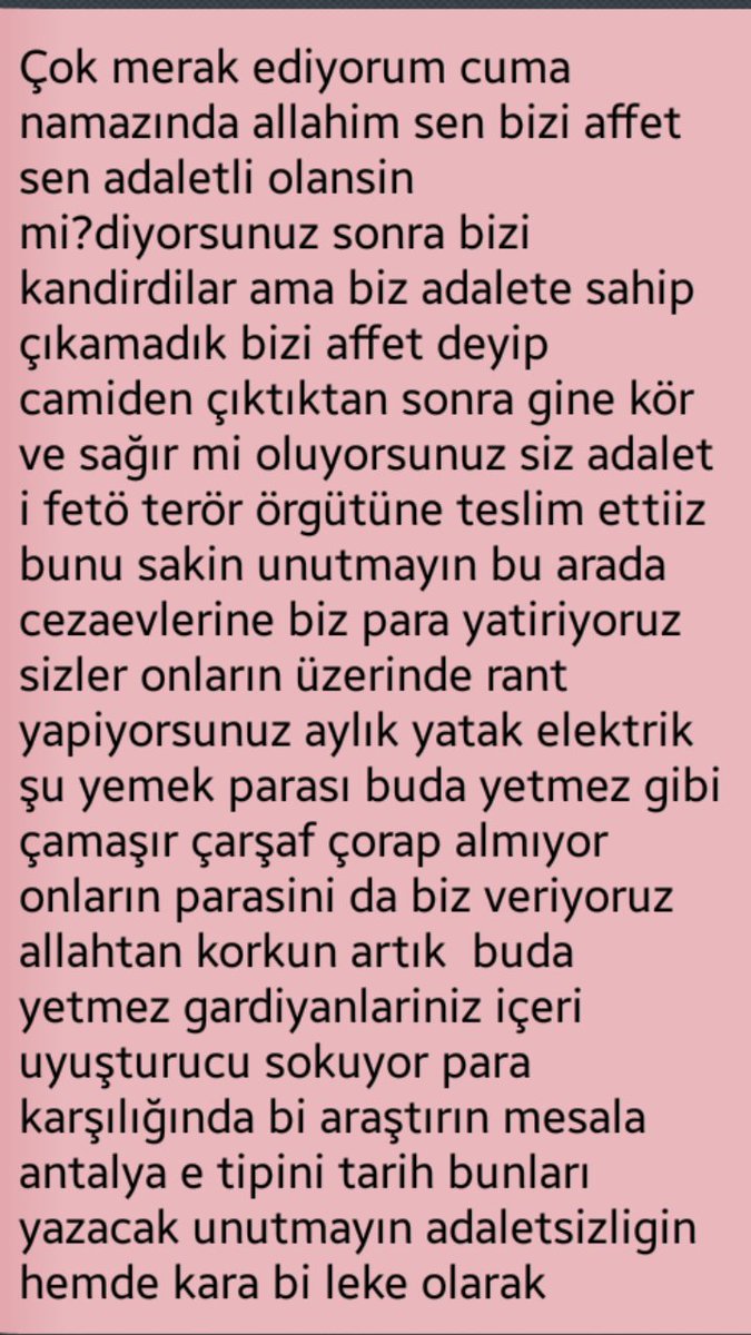 AticiOlcay's tweet photo. @bybekirbozdag Sayin bakan söz ne demek ti ya adalet ya emanet bi anlatirmnz çok merak ediyorz bide yargı neydi ve bakansnz ya kaç gün ne zaman kadar https://t.co/eikNUMTk2U