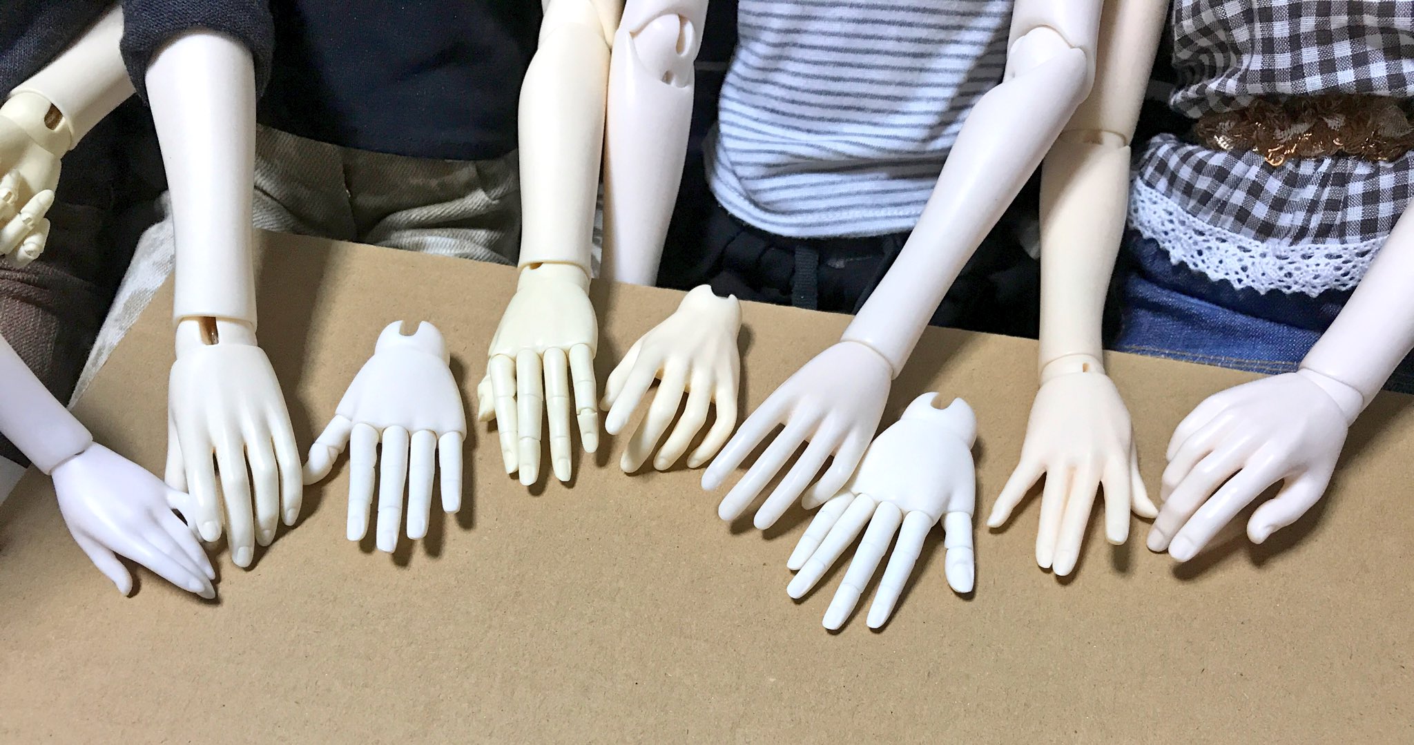 【10％OFF】 DIKA 海外製 DOLL 60 メイク塗装あり ノーマル肌 関節ハンド1対 本体
