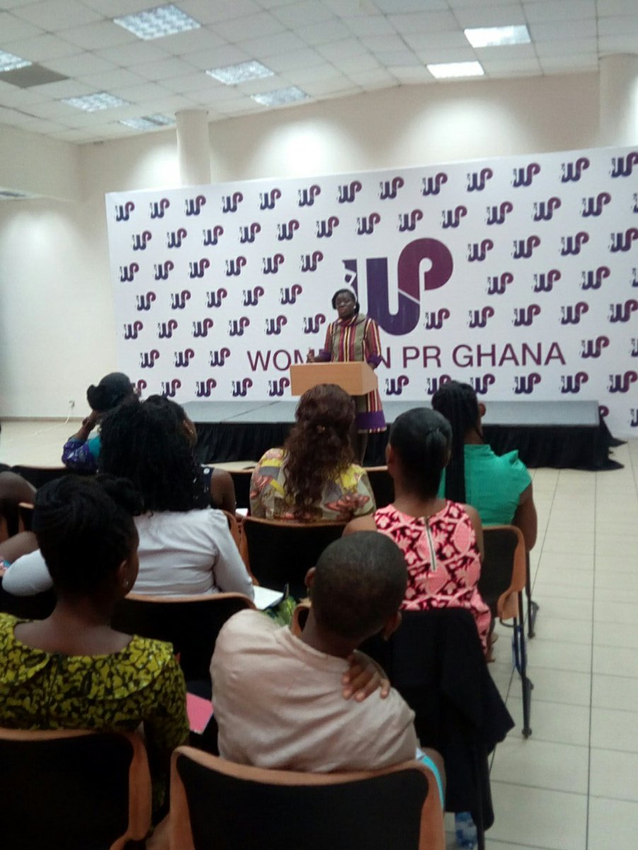 IPRAUCC's tweet photo. Gifty Binley Head of Corporate Affairs, Tigo Ghana#womeninpr#prseminar https://t.co/ZyZQpXXe1b