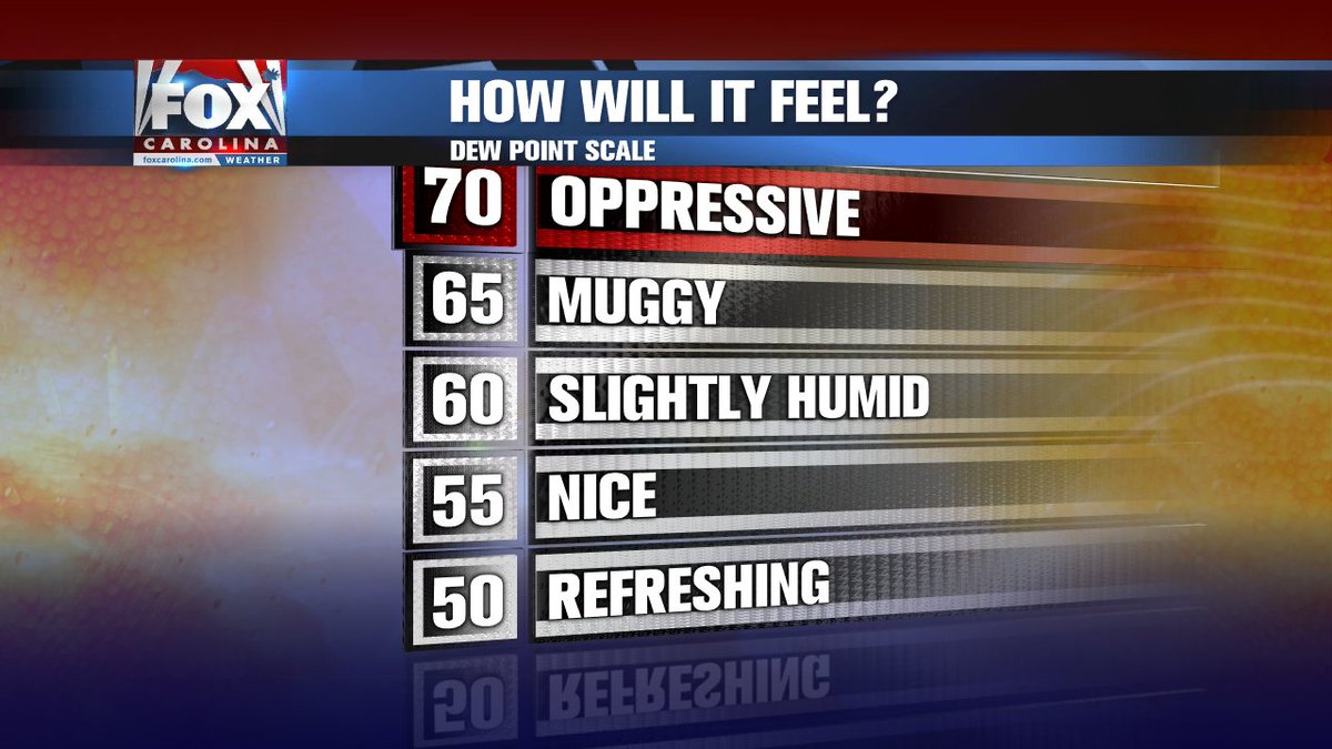 BenDorenbachWx's tweet image. All I can say is get used to it... #humidityalert #sweatydaysfordays #scwx #ncwx #gawx