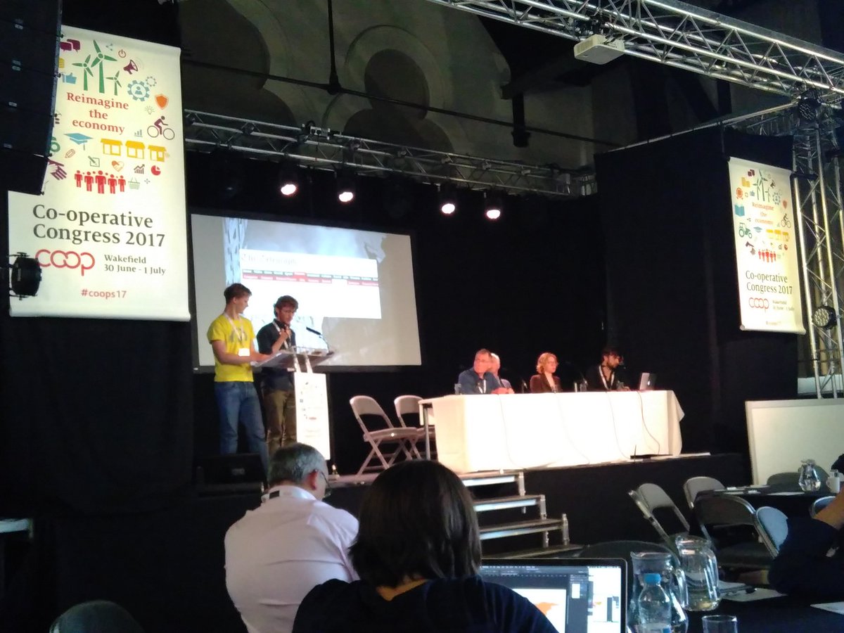 Inspiring talk on how <a href="/EdinburghCoop/">Edinburgh Student Housing Co-op</a> <a href="/BSHCoop/">BrumStudentHousCoop</a> <a href="/SSHCOOP/">SSHC</a> got started (last 2 with <a href="/phonecoop/">Graham Thompson</a> support) at #coops17. #Students #housing #coops