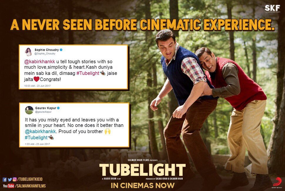 Tubelight (@tubelightkieid) on Twitter photo Bring in the second week of #Tubelight with your family! ๐โโ๏ธ
Book your tickets here - bit.ly/Tubelight-Bookโฆ
<a href="/BeingSalmanKhan/">Salman Khan</a> <a href="/SohailKhan/">Sohail Khan</a> Bring in the second week of #Tubelight with your family! ๐โโ๏ธ
Book your tickets here - bit.ly/Tubelight-Bookโฆ
<a href="/BeingSalmanKhan/">Salman Khan</a> <a href="/SohailKhan/">Sohail Khan</a>