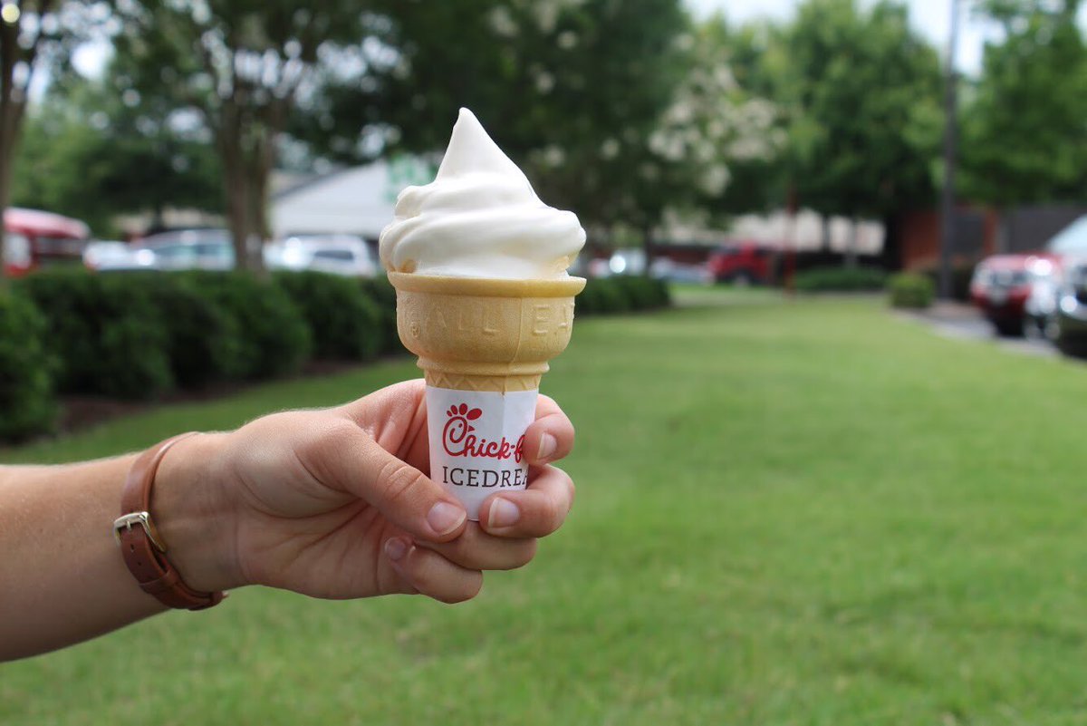athens_cfa's tweet photo. #Treatyoself today (all day) with a FREE SMALL DESSERT with the purchase of a meal! Must mention post to redeem. #AthensCFA #BecauseWeCan https://t.co/g81GNvXqrD