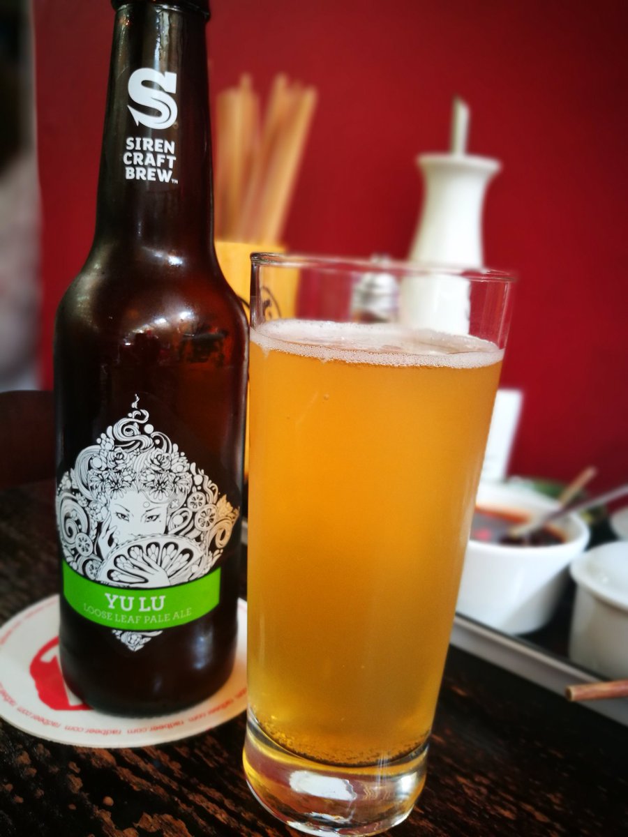 MoliTeaHouse's tweet photo. Yu lu beer going down extremely well with spicy dumplings today @markethallshrew https://t.co/5WEKw6OJx4