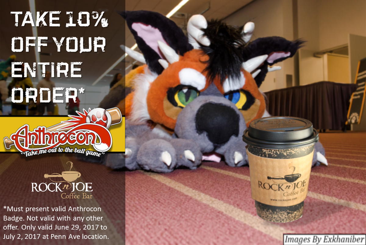LAST DAY for PGH <a href="/anthrocon/">Anthrocon, Inc.</a> to redeem 10% off your entire order! Visit us at 524 Penn Ave. (Sorry, our Penn Ave store is closed on Sundays)