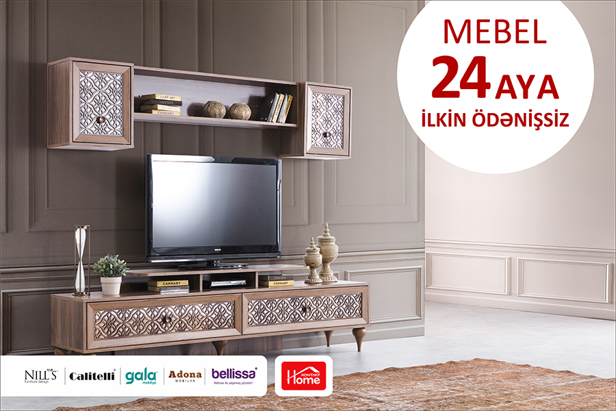 Bütün növ MEBELLƏR -İLKİN ÖDƏNİŞSİZ, həmçinin 24 ayadək hissə-hissə ödəməklə!
☎ Ətraflı: (012) 5330101