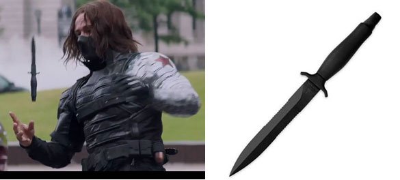 O Xrhsths Edge 中隊長 Sto Twitter 前にも呟いたと思うけどアメコミレイヤーさん増えたので再度 これからウィンターソルジャーコス始める人に バッキーのナイフ紹介 スティーブとの格闘で使用されるメインナイフがこれ Gerber Mk 日本国内での所持