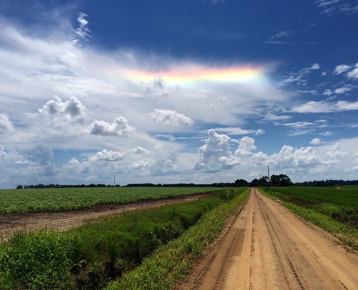 PowSpect's tweet image. Cloud iridescence #clouds #Weather