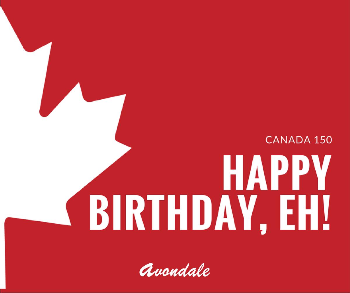 We are so lucky to live in such a beautiful country. We hope everyone enjoys celebrating Canada's 150th Birthday today! #Canada150