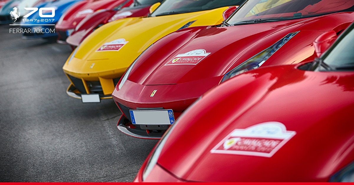 FerrariUSA's tweet image. Some shots that best sum up the beauty of Italy and the emotions of the #Ferrari #Cavalcade2017. #Ferrari70