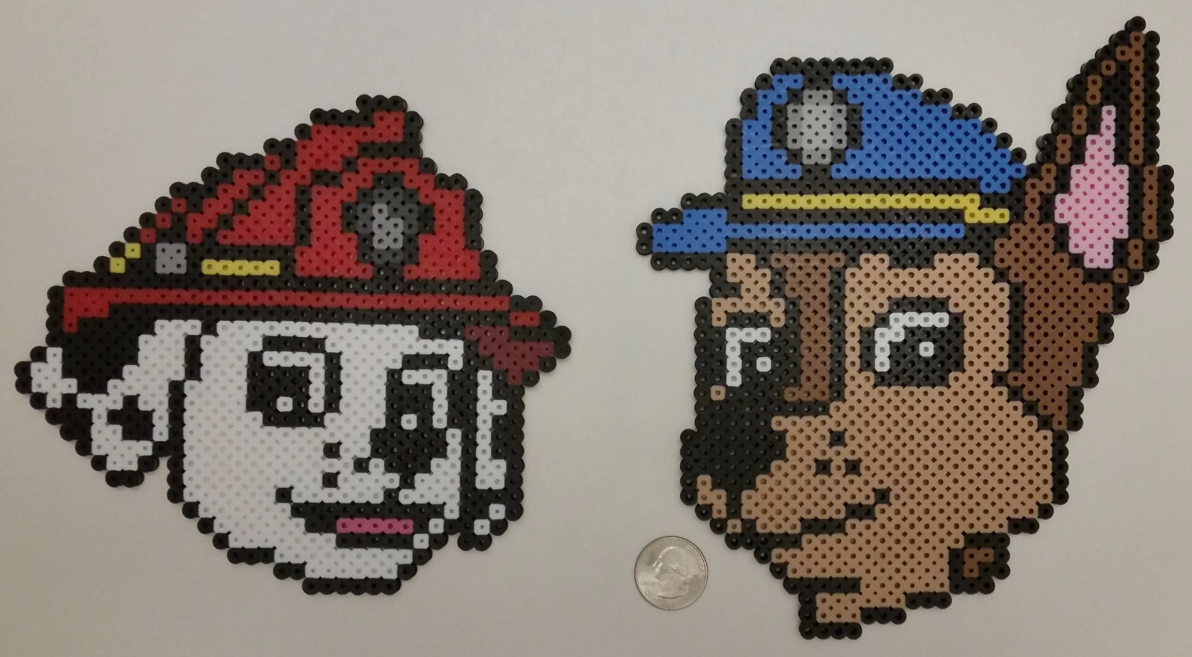 Ryan Family Perlers on Twitter: &amp; Chase from Paw Patrol. # perler #perlerbeads #Marshall https://t.co/SJAmzohEo2" X