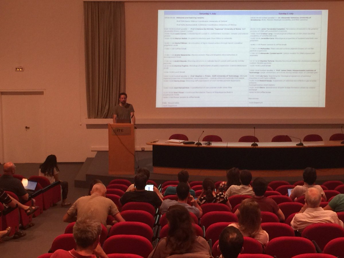 DiStrucITN's tweet photo. Excellent lineup of speakers for 2-day #DiStruc & #Colldense
Mini Conference. Prof. Dirk Aarts #DiStrucCoordinator @OxfordChemistry https://t.co/QnkMmYHItF