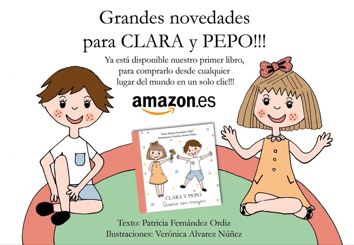 Amazon.es
Clara y Pepo "Quiero ser mayor" 
<a href="/claraypepo/">Claraypepo</a> <a href="/compartemimoda/">Patricia Fernández Ordiz🌟</a>
