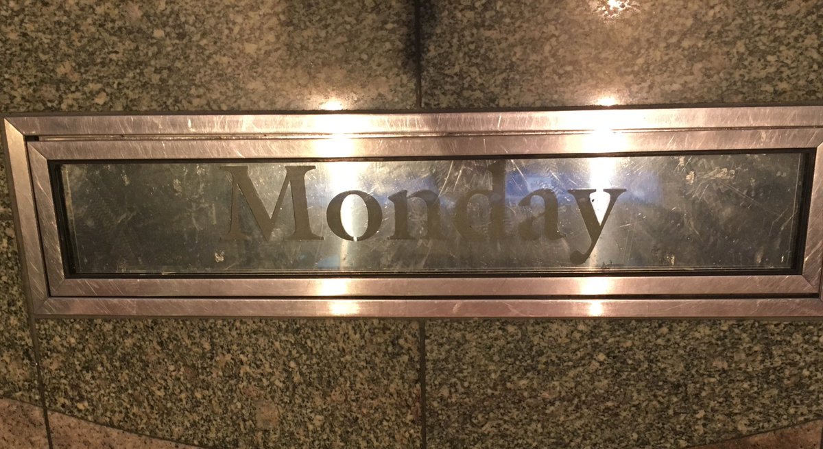 BB_Pcola's tweet photo. This sign now reads "Saturday" ☹️. Thanks @RoyalCaribbean for an outstanding 7 days!  #ElevatorSign #OasisOfTheSeas https://t.co/rCX1RGwvj0