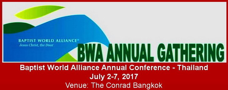 James7077jss's tweet photo. Baptist World Alliance Annual Conference – Thailand,

July 2-7, 2017 at The Conrad Bangkok

Read more: https://t.co/ez0GL3jWGY https://t.co/sRpDeK2zdO