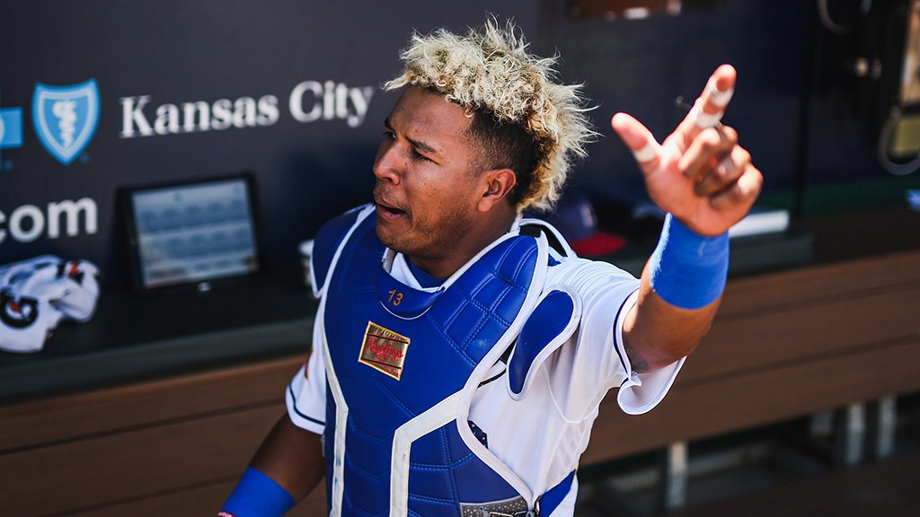 MLB on X: We're digging the hair, Salvy.  / X