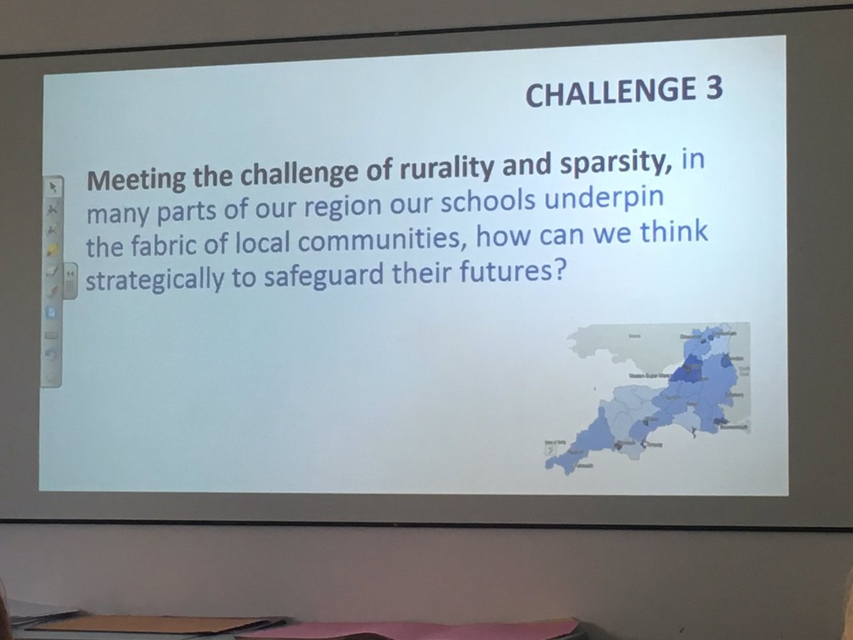 KateBV's tweet photo. Really liked @vianclark 's discussion on rurality in the SW and schools #InspireSW https://t.co/0nk221nB2X